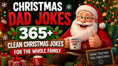 Christmas dad jokes with Santa, 365+ clean family-friendly Christmas jokes