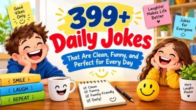 399+ daily jokes that are clean, funny, and perfect for bringing laughter to every day