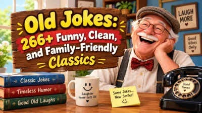 Old jokes with timeless funny and family-friendly classic humor